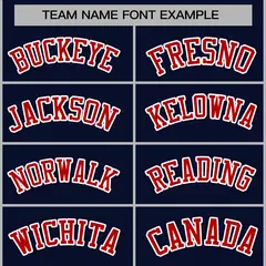Navy Blue Red-White Two Tone Varsity Full-Snap Letterman Jacket 3