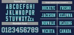 Navy Blue Silver-Aqua Mesh Football Jersey 3
