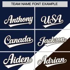 Navy Brown Raglan Varsity Full-Snap Letterman Baseball Jacket 3