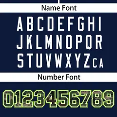 Navy Camo Font Authentic Baseball Jersey 4