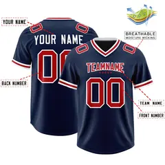 Navy Classic American Football Jersey 2