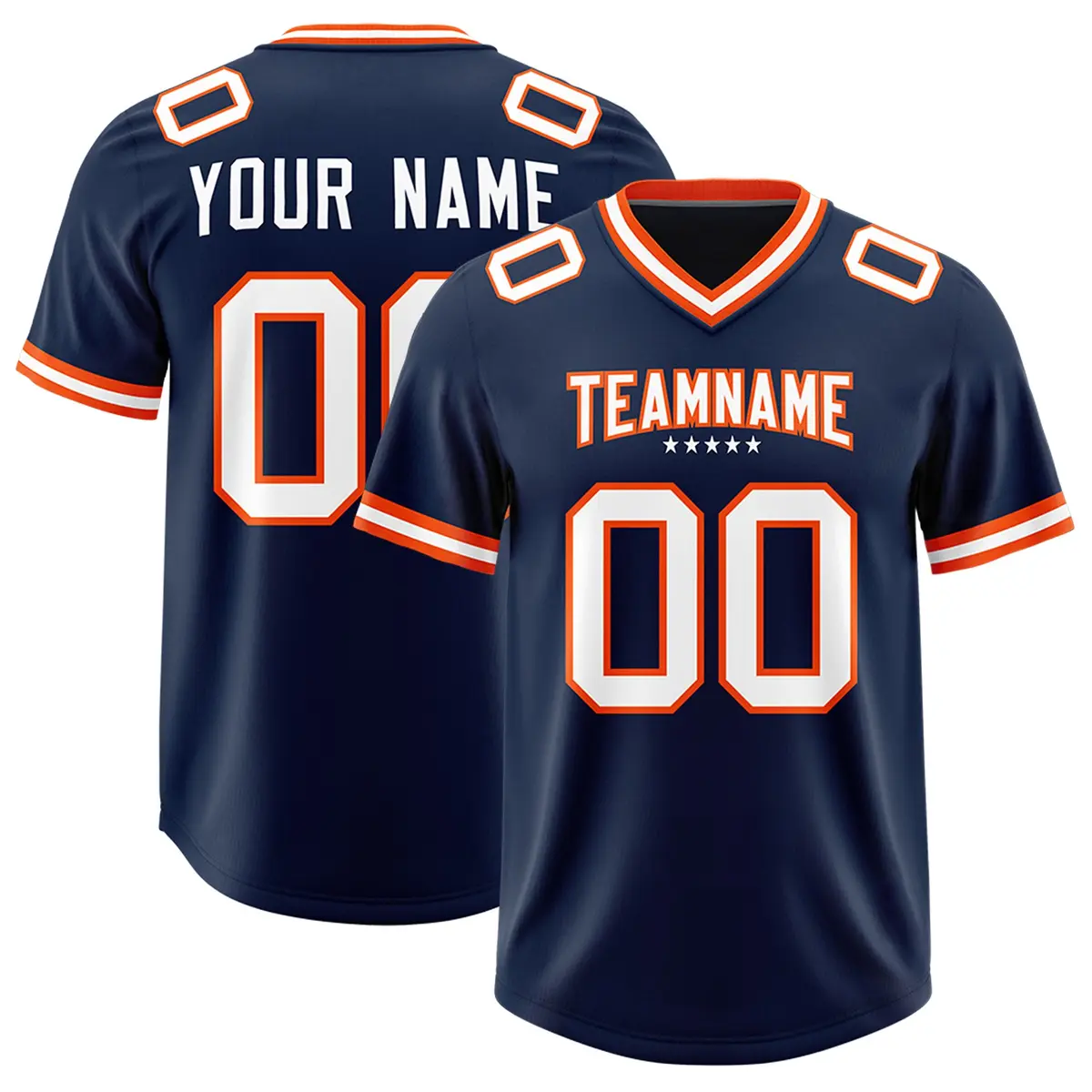 Navy Classic American Football Jersey