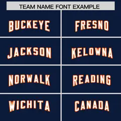 Navy Classic American Football Jersey 3