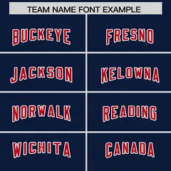 Navy Classic American Football Jersey 3