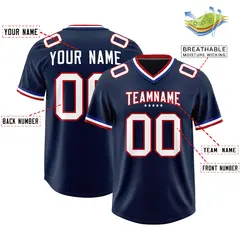 Navy Classic American Football Jersey 2