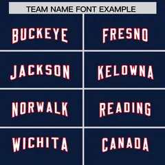 Navy Classic American Football Jersey 3