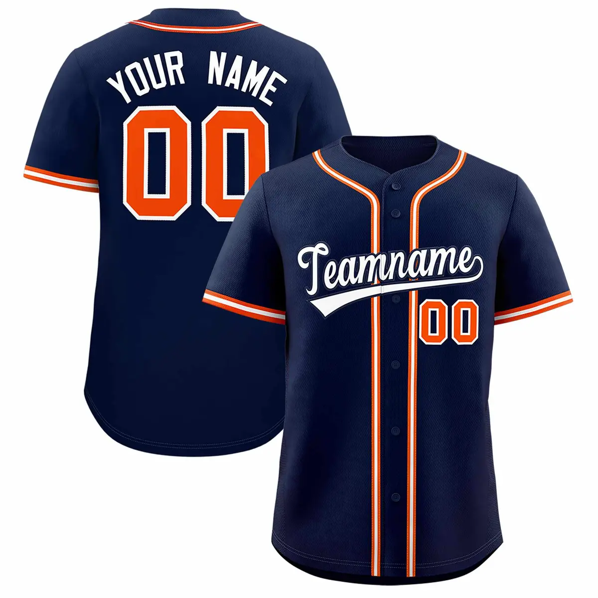 Navy Classic Authentic Baseball Jersey