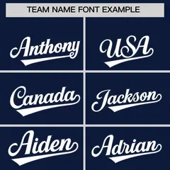 Navy Classic Authentic Baseball Jersey 3