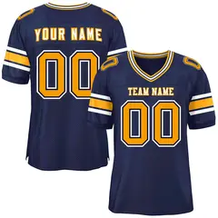 Navy Classic Authentic Football Jersey 1
