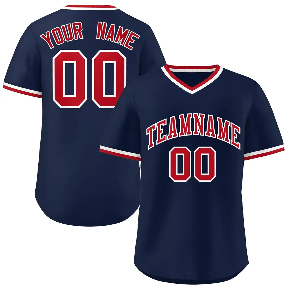 Navy Classic Authentic Pullover Baseball Jersey