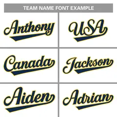 Navy Classic Style Stripe Fashion Authentic Baseball Jersey 4