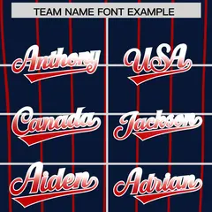 Navy Cleveland City Silhouette Baseball Jersey 3