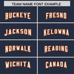 Navy Cream Retro Sleeve Line Authentic Football Jersey 3