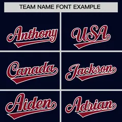 Navy Crimson K-Ribbon Raglan Color Block Full-Snap Letterman Jacket 3