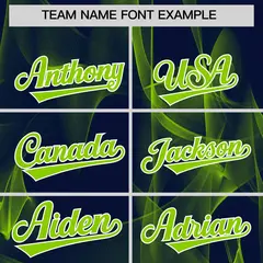 Navy Fumes Graffiti Pattern Authentic Baseball Jersey 3