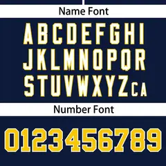 Navy Gold Flame Graffiti Authentic Baseball Jersey 4