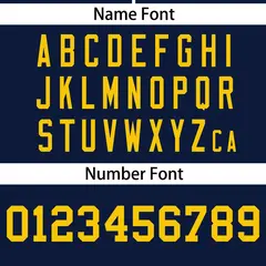 Navy Gold Full Button Authentic Baseball Jersey 4