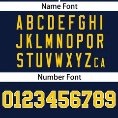 Navy Gold Full Button Authentic Baseball Jersey 4