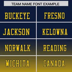 Navy Gold Gradient Fashion Authentic Football Jersey 3