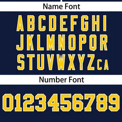 Navy Gold Gradient Ribbed Authentic Baseball Jersey 4