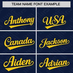 Navy Gold L Pattern Raglan Sleeves Letterman Baseball Jacket 3