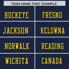 Navy Gold Shoulder Star Pattern Flag Football Jersey 3