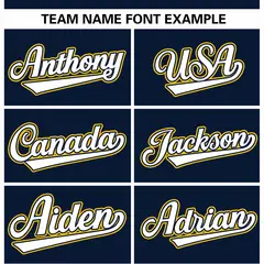 Navy Gold Thick Stripe Authentic Baseball Jersey 3