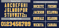 Navy Gold-White Classic Style Mesh Authentic Football Jersey 3