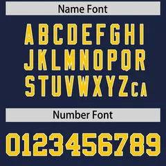 Navy Gold-White Color Block Raglan Sleeves Football Jersey 4