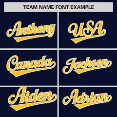 Navy Gold-White Color Block Varsity Letterman Jacket 3