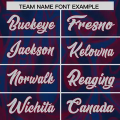 Navy Graffiti Pattern Authentic Football Jersey 3