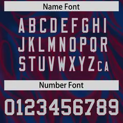 Navy Graffiti Pattern Authentic Football Jersey 4