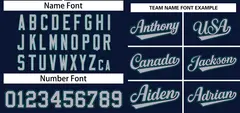 Navy Gray-Aqua Classic Two-Button Softball Jersey 3
