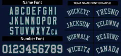 Navy Gray Classic Authentic Pullover Baseball Jersey 3
