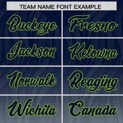 Navy Gray Gradient Outdoor Authentic Football Jersey 3
