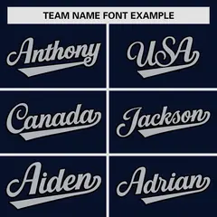 Navy Gray Gradient Side Authentic Baseball Jersey 3