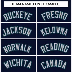 Navy Gray Navy-Aqua Classic Hockey Jersey 3