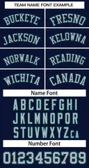 Navy Gray-Navy Classic Style Two-Button Softball Jersey 3