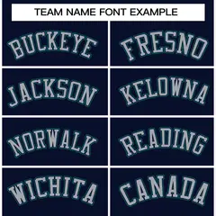 Navy Gray-Navy Raglan Varsity Full-Snap Letterman Jacket 3
