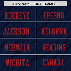 Navy Gray Tiger Stripe Graffiti Pattern Football Jersey 3