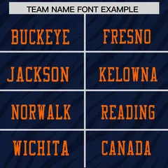 Navy Gray Tiger Stripe Graffiti Pattern Football Jersey 3