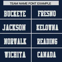 Navy Gray Two-Tone Shoulder Cut Flag Football Jersey 3