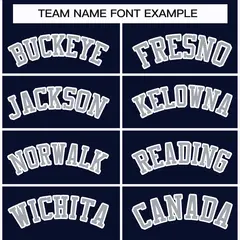 Navy Gray-White Classic Style Hockey Jersey 3