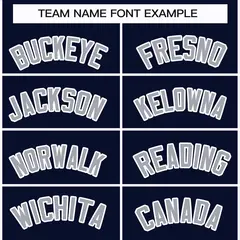 Navy Gray-White Classic Style Hockey Jersey 3