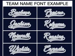 Navy Gray-White Classic Style Hockey Jersey 3
