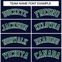 Navy Green-Gray Classic Varsity Full-Snap Letterman Jacket 5