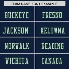 Navy Green Shoulder Cut Two-Tone Flag Football Jersey 3