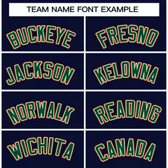 Navy Green-White Classic Varsity Full-Snap Letterman Jacket 3