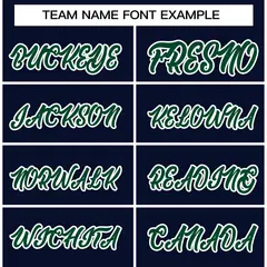 Navy Green-White Raglan Sleeves Waterproof Jacket 3