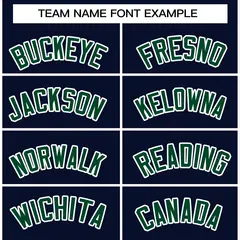 Navy Green-White Raglan Varsity Full-Snap Letterman Jacket 3